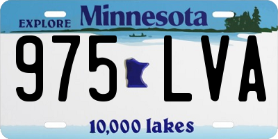 MN license plate 975LVA