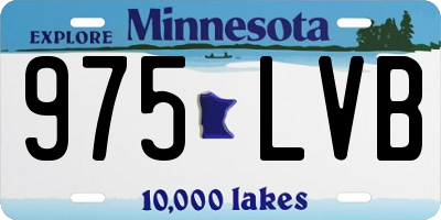 MN license plate 975LVB