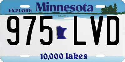 MN license plate 975LVD