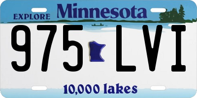 MN license plate 975LVI