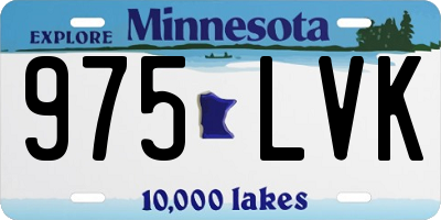 MN license plate 975LVK