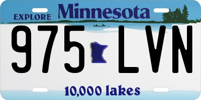 MN license plate 975LVN