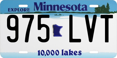 MN license plate 975LVT