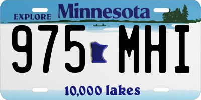 MN license plate 975MHI