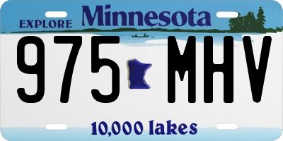 MN license plate 975MHV