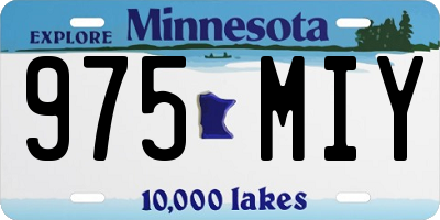 MN license plate 975MIY