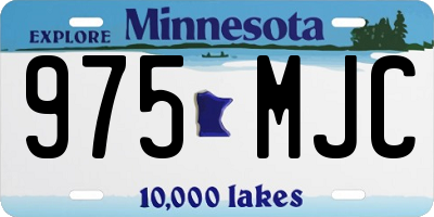 MN license plate 975MJC