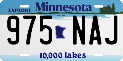 MN license plate 975NAJ