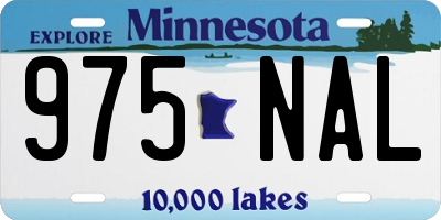 MN license plate 975NAL