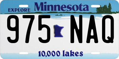 MN license plate 975NAQ