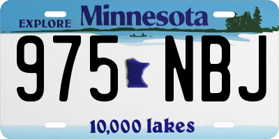 MN license plate 975NBJ