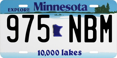 MN license plate 975NBM