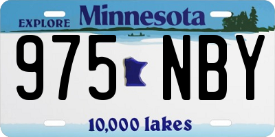 MN license plate 975NBY