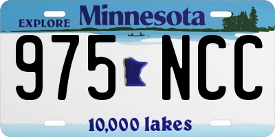 MN license plate 975NCC
