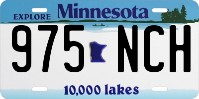 MN license plate 975NCH