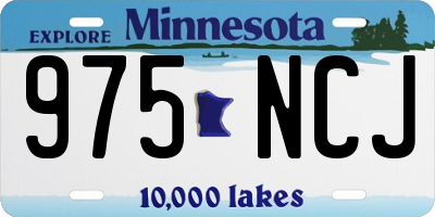 MN license plate 975NCJ