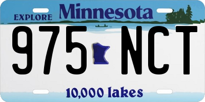 MN license plate 975NCT