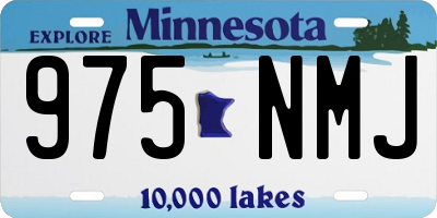 MN license plate 975NMJ