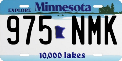 MN license plate 975NMK