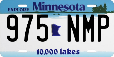 MN license plate 975NMP