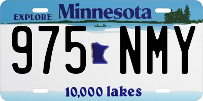 MN license plate 975NMY
