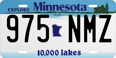 MN license plate 975NMZ