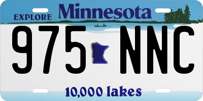 MN license plate 975NNC