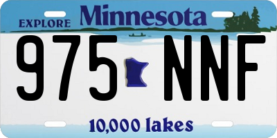 MN license plate 975NNF