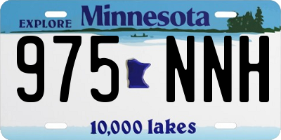 MN license plate 975NNH