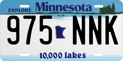MN license plate 975NNK