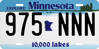 MN license plate 975NNN