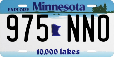 MN license plate 975NNO