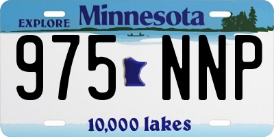 MN license plate 975NNP