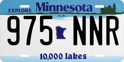 MN license plate 975NNR