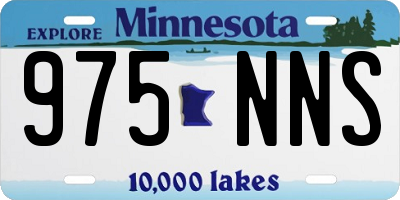 MN license plate 975NNS