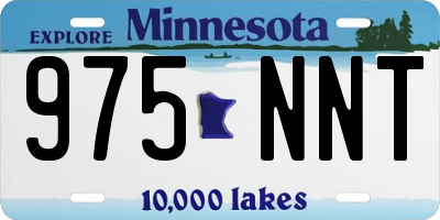 MN license plate 975NNT