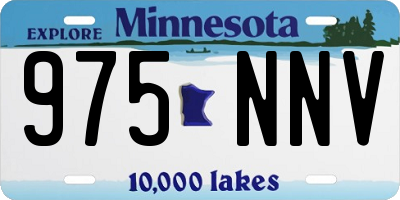 MN license plate 975NNV