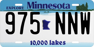 MN license plate 975NNW