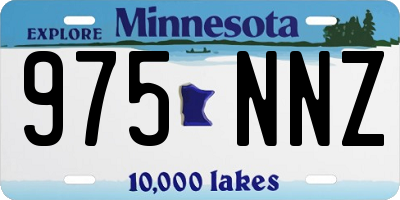 MN license plate 975NNZ