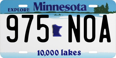 MN license plate 975NOA