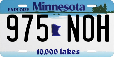 MN license plate 975NOH