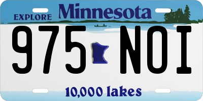 MN license plate 975NOI