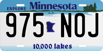 MN license plate 975NOJ