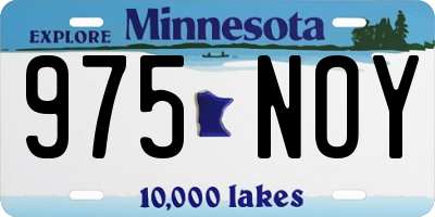 MN license plate 975NOY