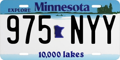 MN license plate 975NYY