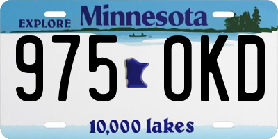 MN license plate 975OKD