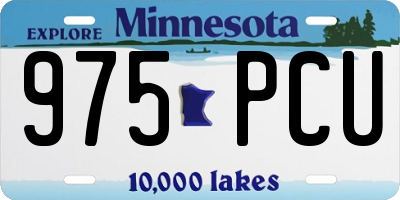 MN license plate 975PCU