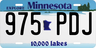 MN license plate 975PDJ