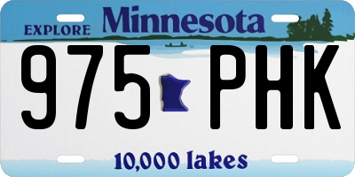 MN license plate 975PHK
