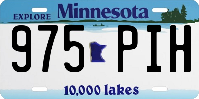 MN license plate 975PIH